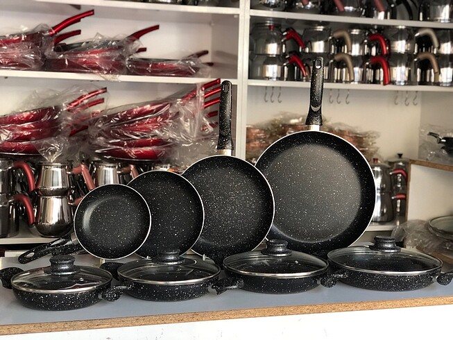 Diğer Evinda kartef granit her eve lazım set 12 parça