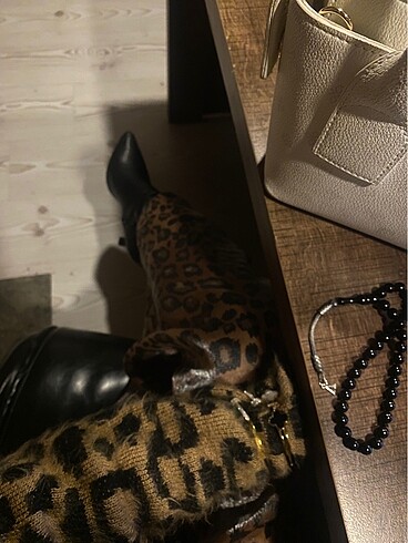 Leopar Desenli Pantolon