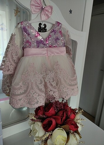 Abiye bebek elbisesi - Görsel 6