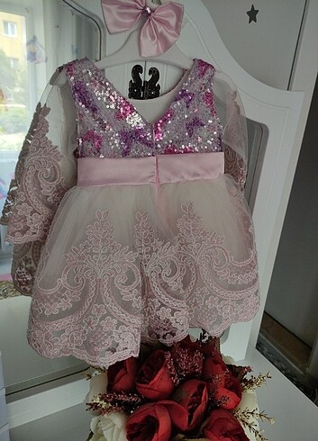 Abiye bebek elbisesi - Görsel 8