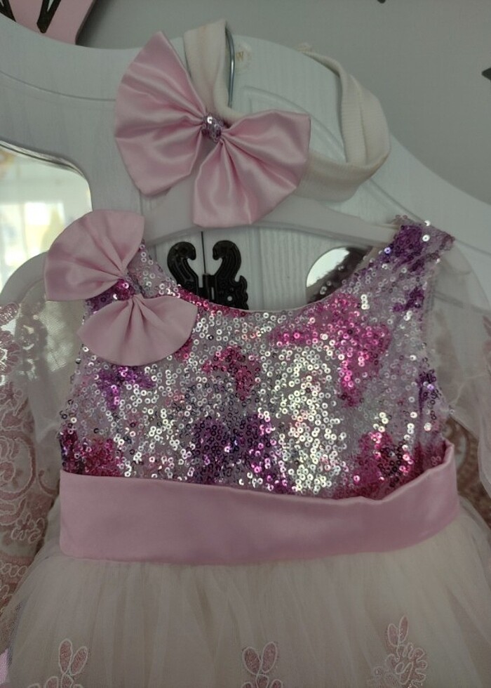 Abiye bebek elbisesi - Görsel 2