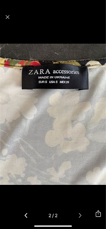 Zara Zara desenli bluz