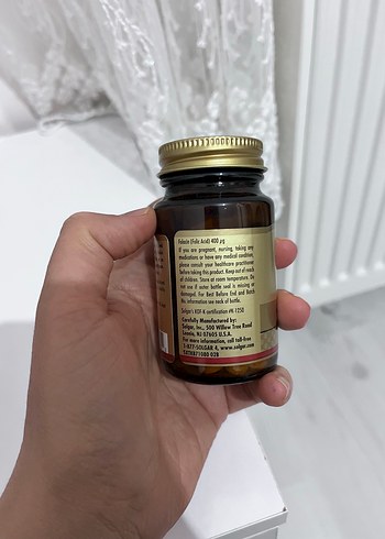 Solgar Folacin 400 µg 100 Tablet - Görsel 4