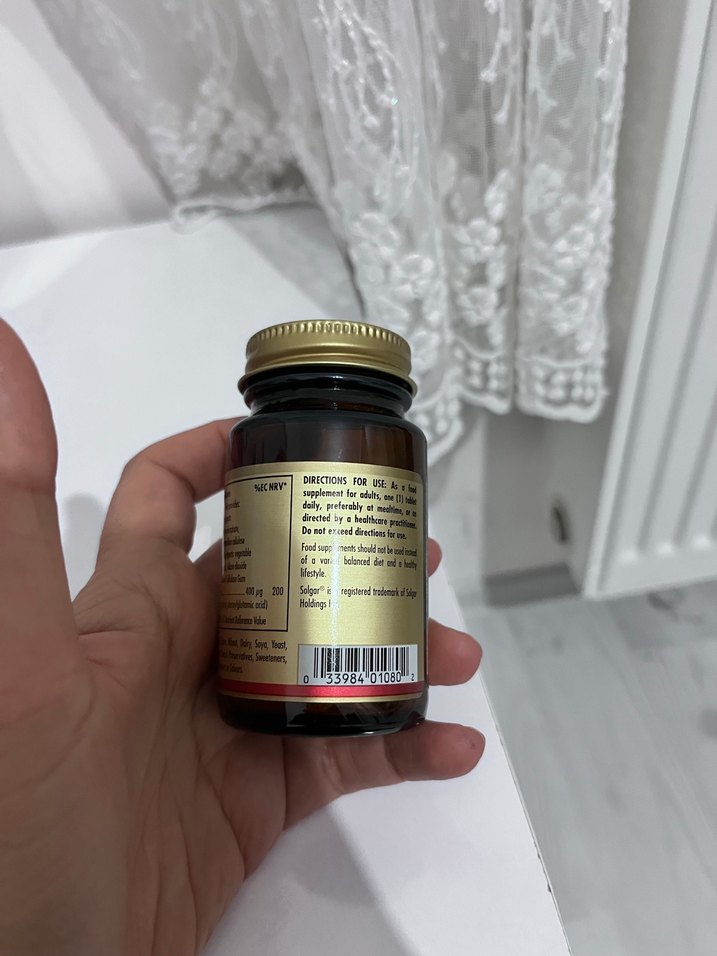 Solgar Folacin 400 µg 100 Tablet - Görsel 3