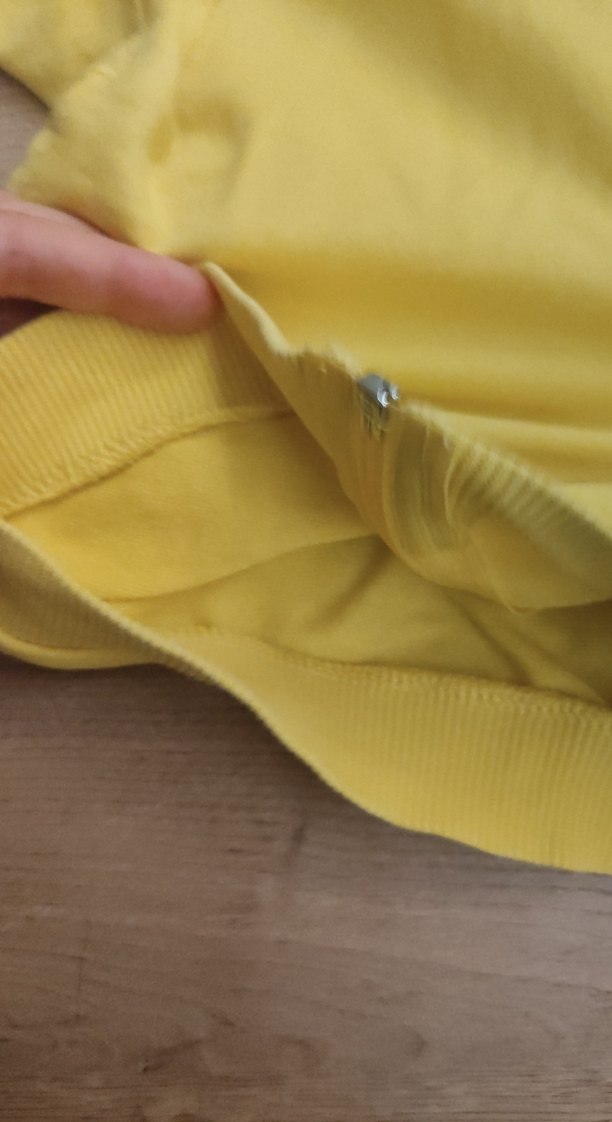 Sarı Kapüşonlu Fermuarlı Erkek Çocuk hirka - Görsel 3