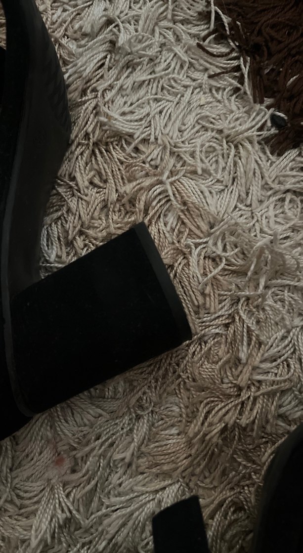 Siyah Kemerli Blok Topuklu Kadın Ayakkabı - Görsel 3