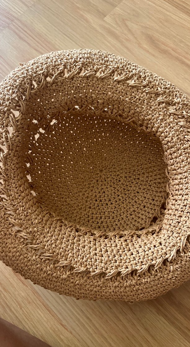 Bej Örgü Bohem Kadın Şapka - Görsel 3