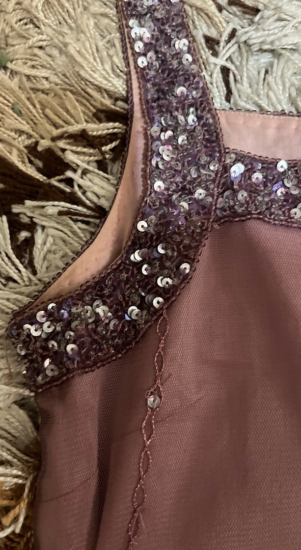 Boncuk İşlemeli Uzun Bohem cocuk elbise - Görsel 5