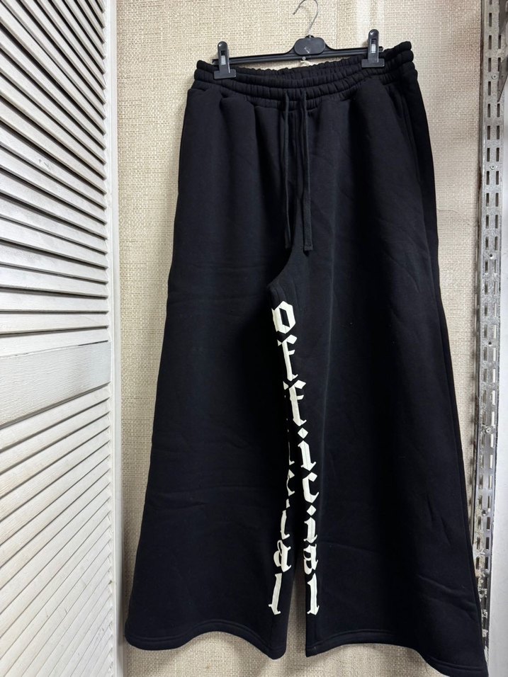 Erkek Siyah Rahat Kesim Sweatpant - Görsel 4