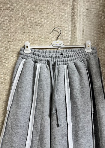 Geniş Kesim Gri  Eşofman - Görsel 6