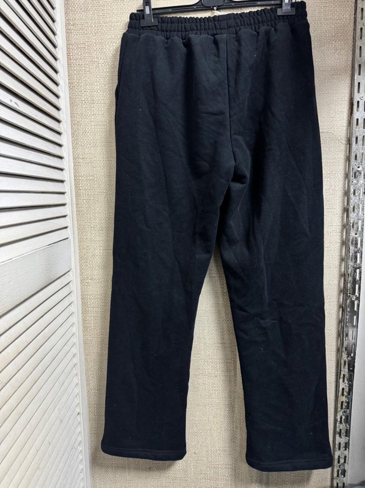 Siyah Bol Kesim Eşofman Altı - Görsel 4