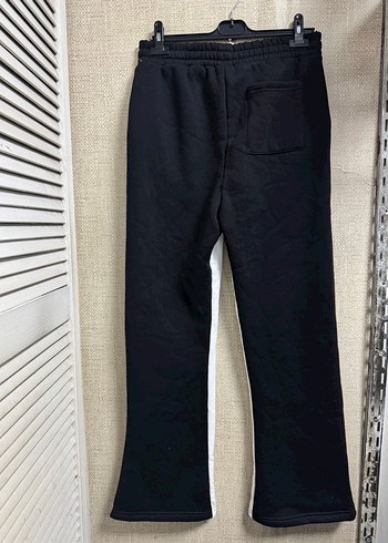 Erkek Siyah Baskılı Rahat Kesim Eşofman - Görsel 8