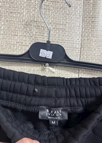 Erkek Siyah Baskılı Rahat Kesim Eşofman - Görsel 7