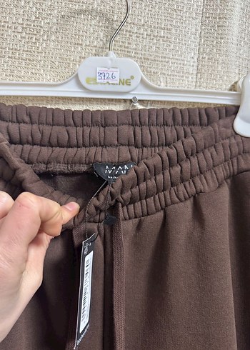 Kahverengi Nakışlı Salaş Eşofman Altı - Görsel 7