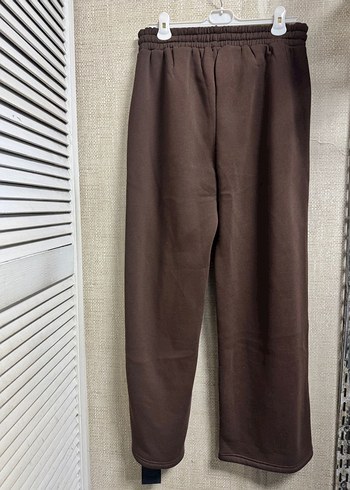 Kahverengi Nakışlı Salaş Eşofman Altı - Görsel 8