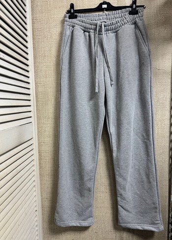 Gri Rahat Kesim Eşofman Altı - Görsel 2