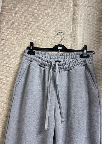 Gri Rahat Kesim Eşofman Altı - Görsel 3