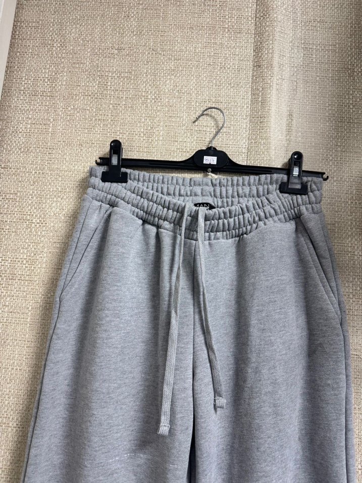 Gri Rahat Kesim Eşofman Altı - Görsel 3