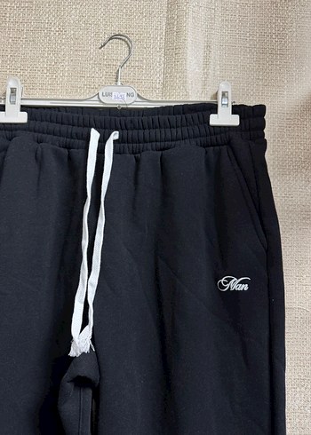 Siyah Erkek Rahat Kesim Eşofman Altı - Görsel 5