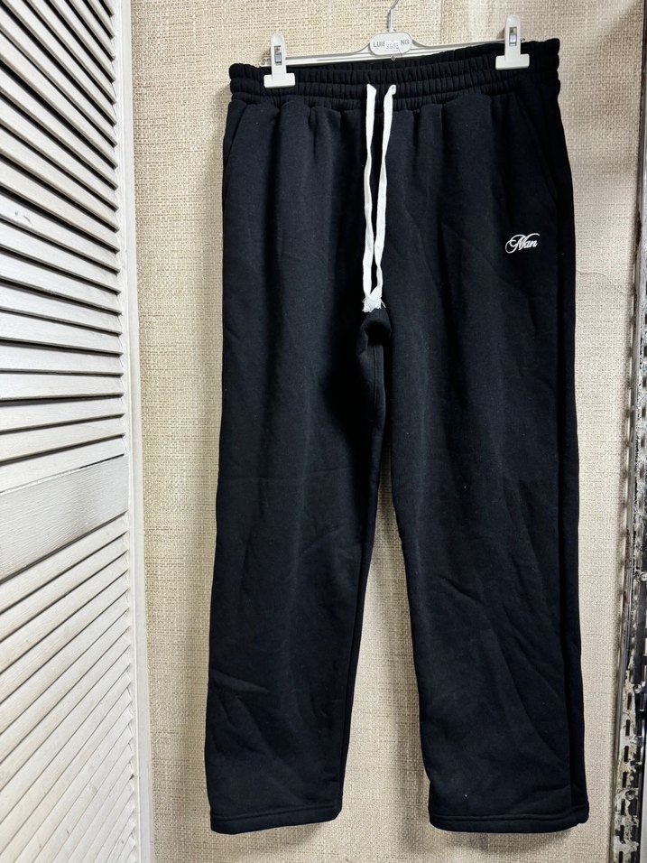 Siyah Erkek Rahat Kesim Eşofman Altı - Görsel 4