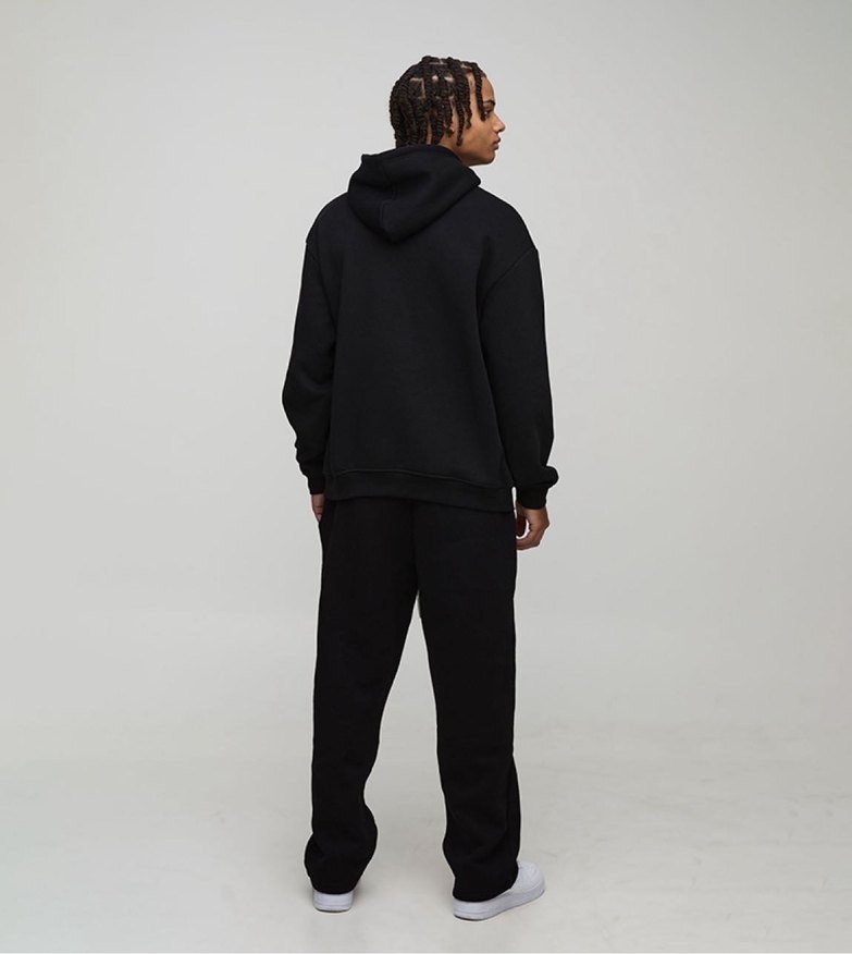 Siyah Erkek Rahat Kesim Eşofman Altı - Görsel 2