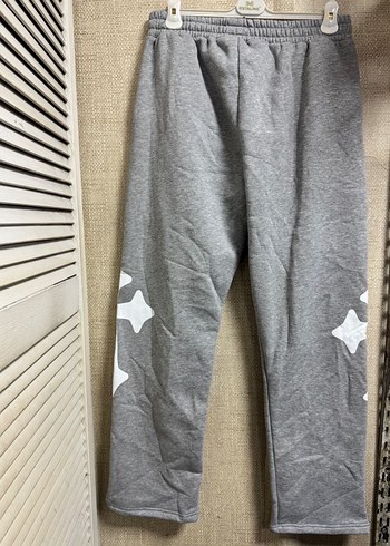 Gri Rahat Kesim Erkek Eşofman Altı - Görsel 8