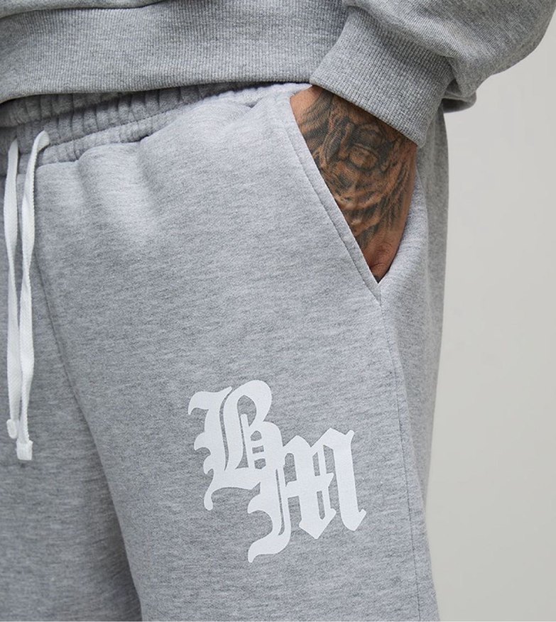 Gri Rahat Kesim Erkek Eşofman Altı - Görsel 3