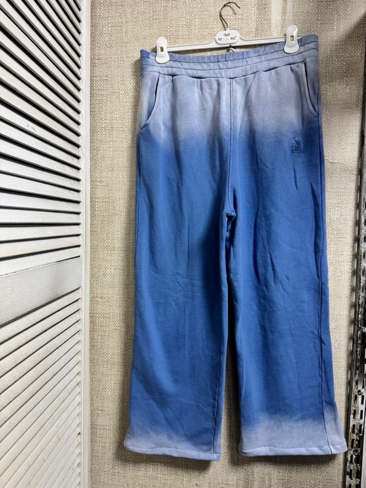 Mavi Batik Desenli Kadın Denim Eşofman - Görsel 2