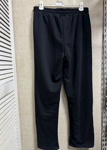 Siyah Rahat Kesim Eşofman Altı - Görsel 7