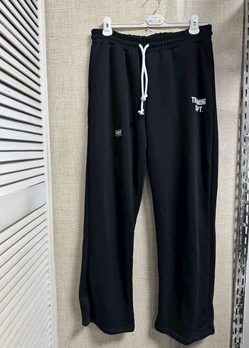 Siyah Rahat Kesim Eşofman Altı - Görsel 2