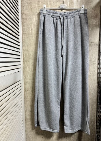 Gri Bol Kesim Eşofman Altı - Görsel 2