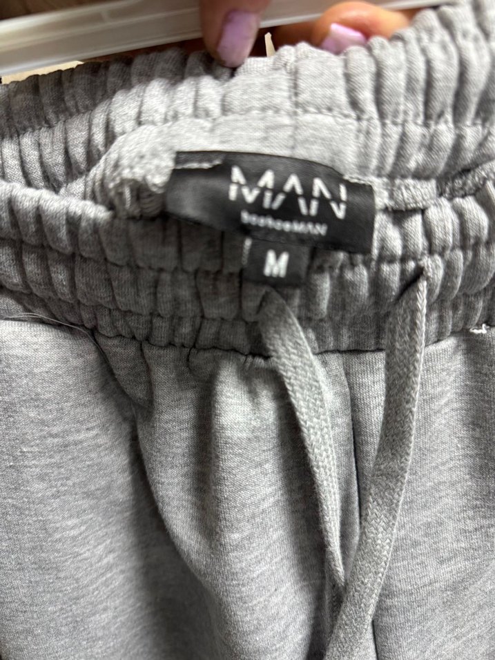 Gri Bol Kesim Eşofman Altı - Görsel 5