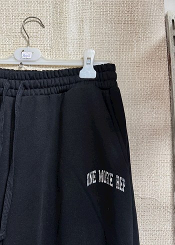 Siyah Rahat Kesim Eşofman Altı - Görsel 3