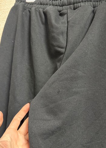 Siyah Rahat Kesim Eşofman Altı - Görsel 8