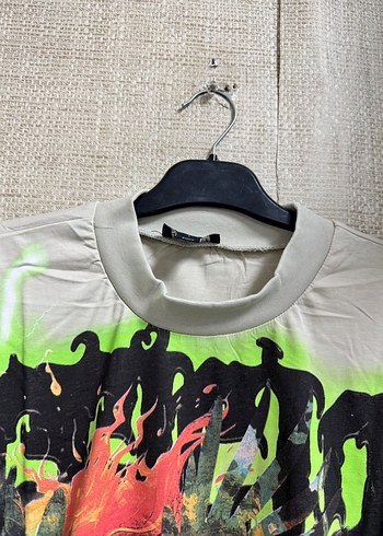 Erkek Çok Renkli Baskılı Tişört - Görsel 6