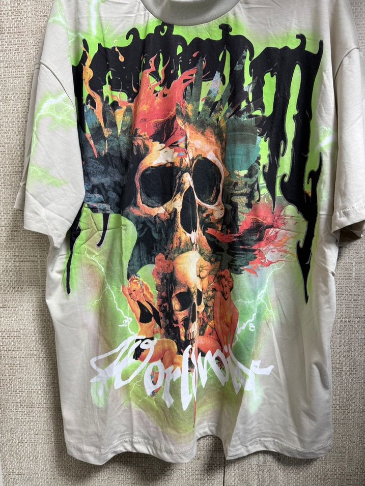 Erkek Çok Renkli Baskılı Tişört - Görsel 5