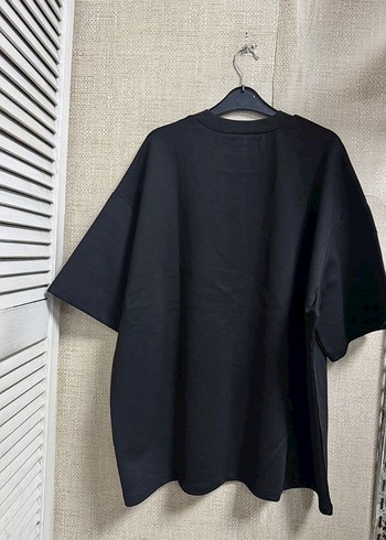 Erkek Siyah Salaş Tişört - Görsel 7