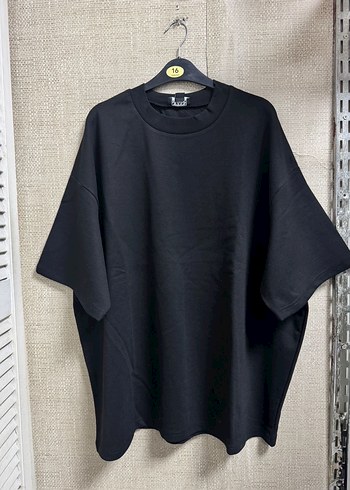 Erkek Siyah Salaş Tişört - Görsel 5