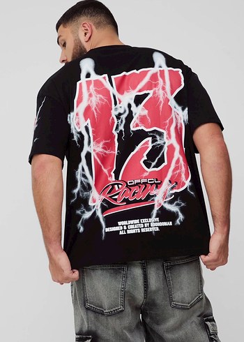 BoohooMAN Oversize Tişört - Görsel 3