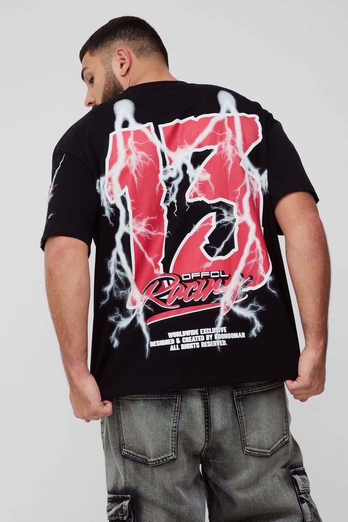 BoohooMAN Oversize Tişört - Görsel 3