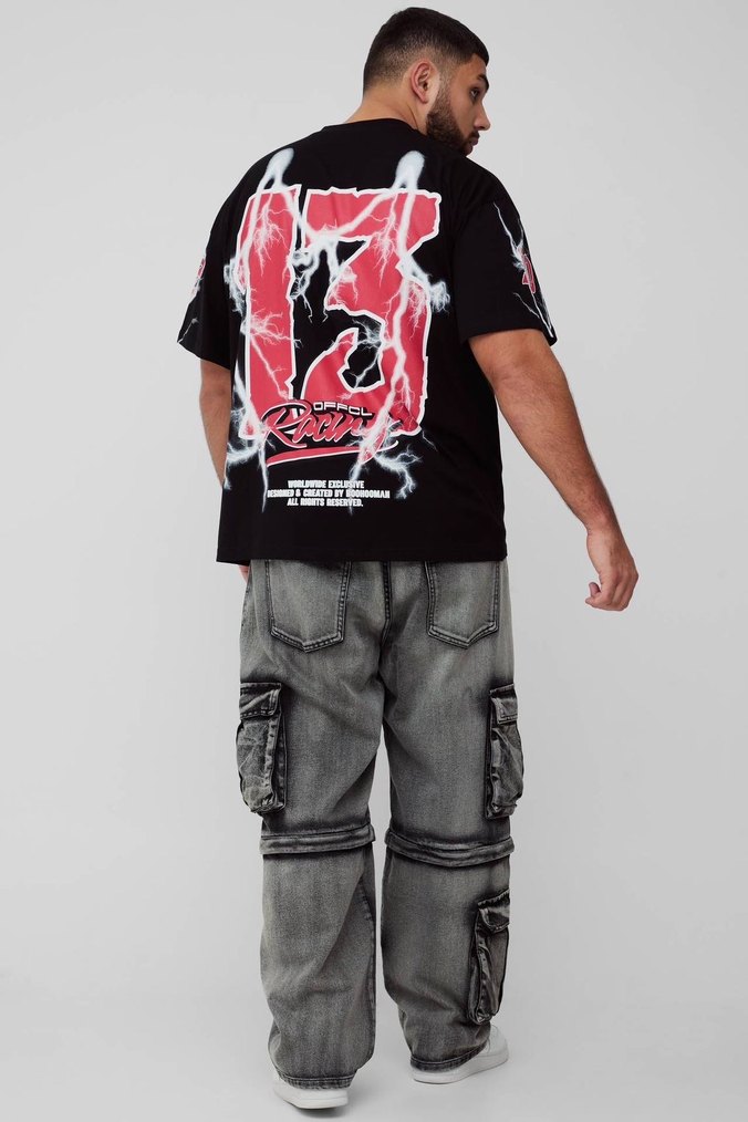 BoohooMAN Oversize Tişört - Görsel 2