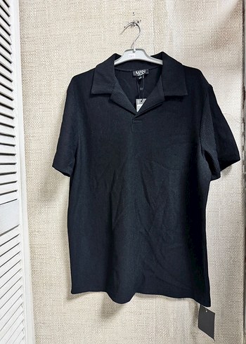 Siyah Regular Fit Kısa Kollu Tişört - Görsel 5