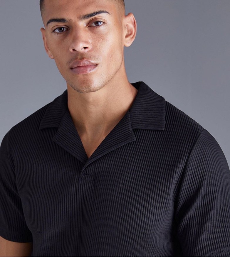 Siyah Regular Fit Kısa Kollu Tişört - Görsel 3