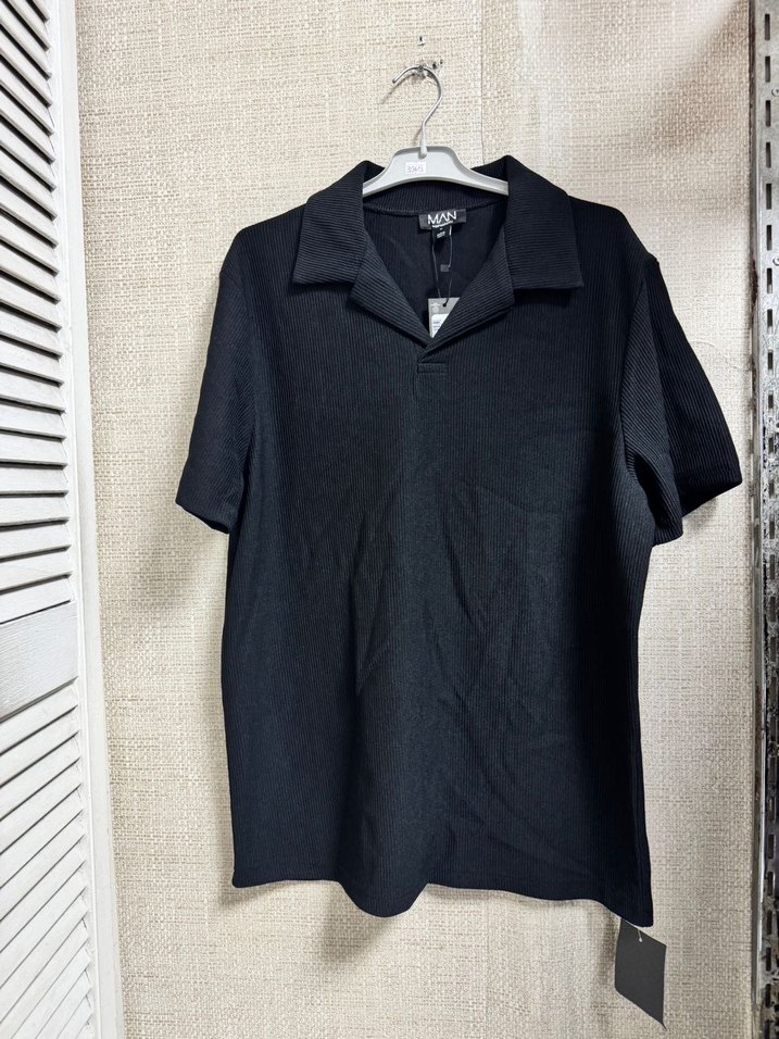 Siyah Regular Fit Kısa Kollu Tişört - Görsel 5