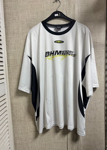 Beyaz Baskılı Erkek Spor Tişörtü - Görsel 4