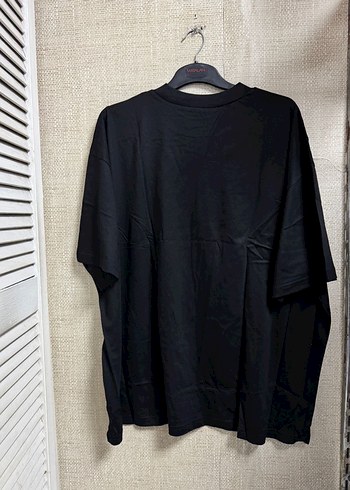 Siyah Baskılı Erkek T-shirt - Görsel 6