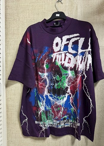 Mor Baskılı Pop Kültür Erkek Tişörtü - Görsel 6