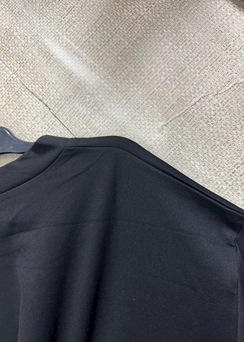 BoohooMAN Siyah Uzun Kollu Salaş tişört - Görsel 5