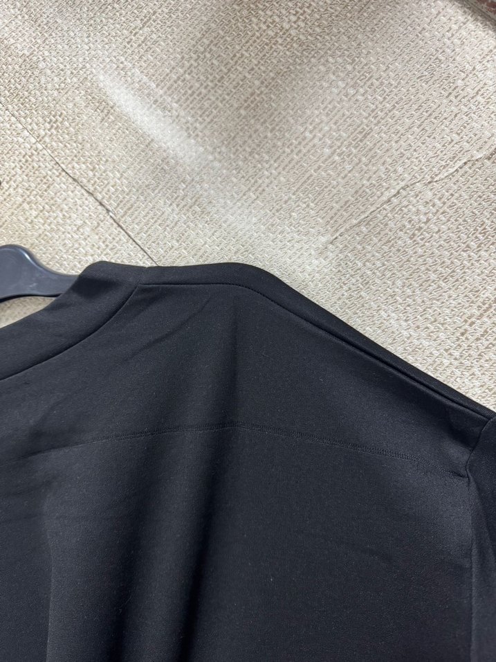 BoohooMAN Siyah Uzun Kollu Salaş tişört - Görsel 5