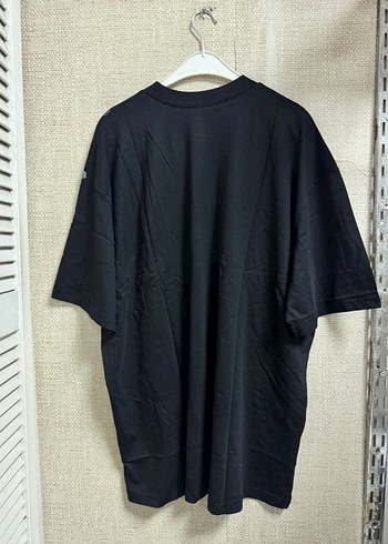 Siyah Baskılı Oversize Tişört - Görsel 7